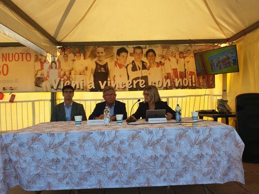 Un momento della conferenza stampa