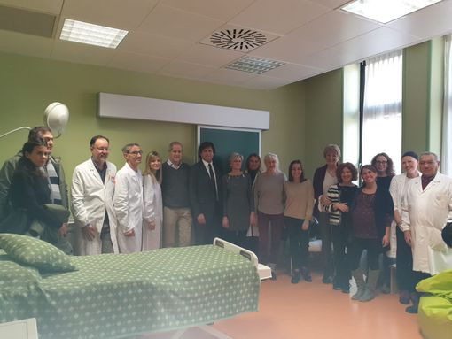 Il momento dell'inaugurazione