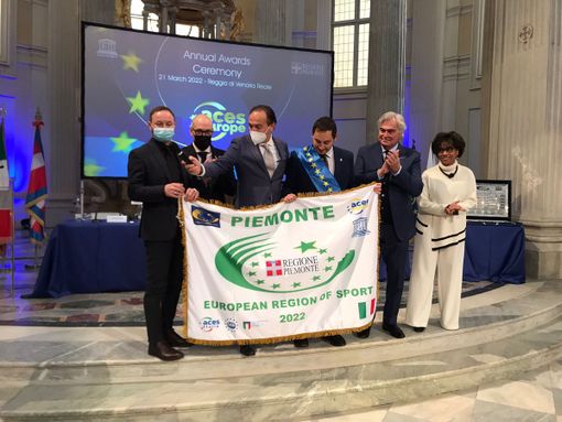 Venaria celebra Piemonte regione europea dello Sport Venaria celebra Piemonte regione europea dello Sport