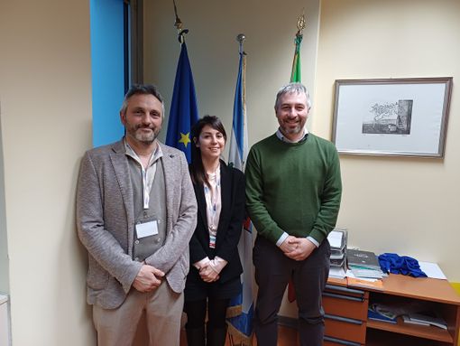 Gli assessori di Rivarolo e il vicesindaco metropolitano Suppo Gli assessori di Rivarolo e il vicesindaco metropolitano Suppo