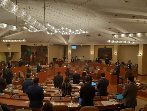 In Consiglio regionale un minuto di silenzio per l'alluvione In Consiglio regionale un minuto di silenzio per l'alluvione