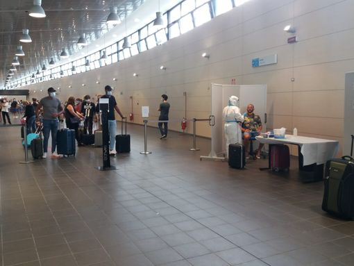 controlli covid aeroporto di caselle