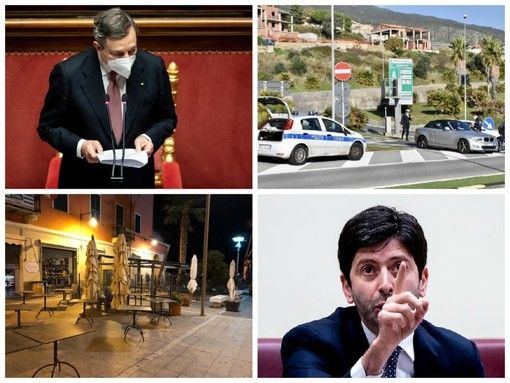 Ok al divieto di spostamento dal governo Draghi Ok al divieto di spostamento dal governo Draghi