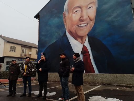murales dedicato a Piero Angela murales dedicato a Piero Angela