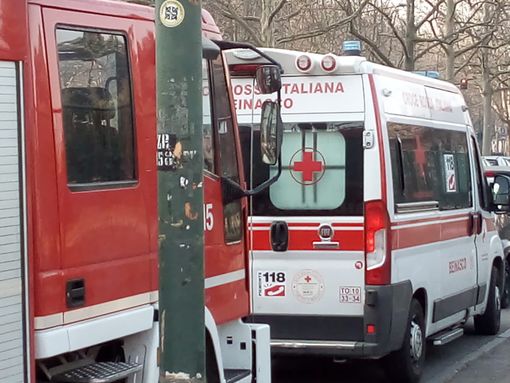 Vigili del fuoco e ambulanza