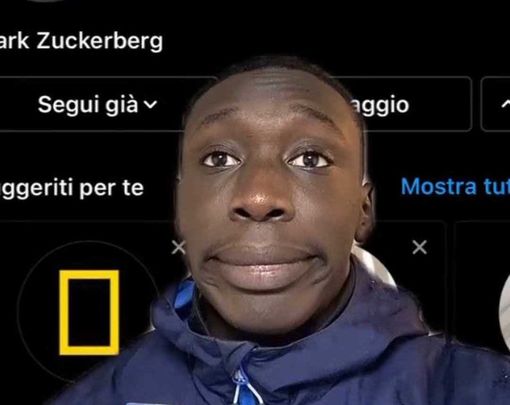 Una immagine del TikToker Khaby Lame