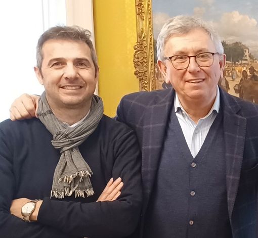 L'assessore Vitale e il sindaco Castello