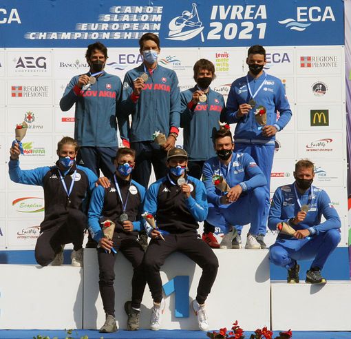 ECA Canoe Slalom European Championship a Ivrea: Per l’Italia è argento nella C1 maschile a squadre
