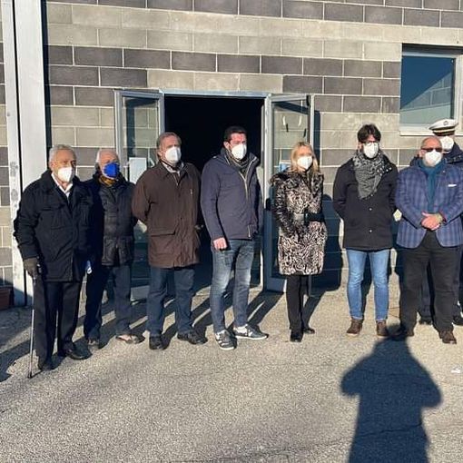 Il sopralluogo al Palazzetto dello Sport di Cavagnolo