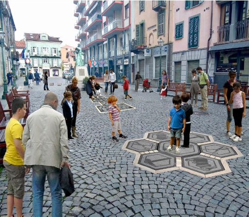 Una simulazione di come sarà piazza Carletti dopo gli interventi