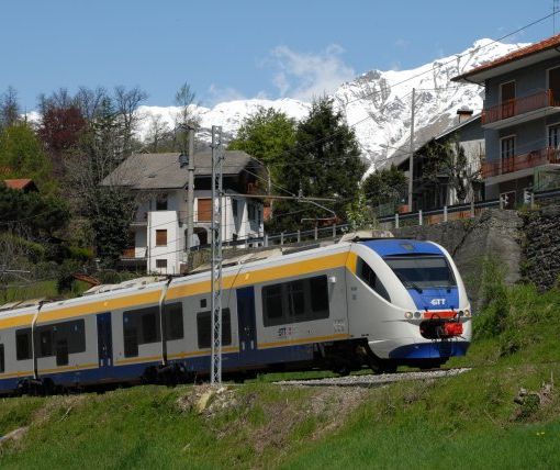 Treno Gtt della linea canavesana