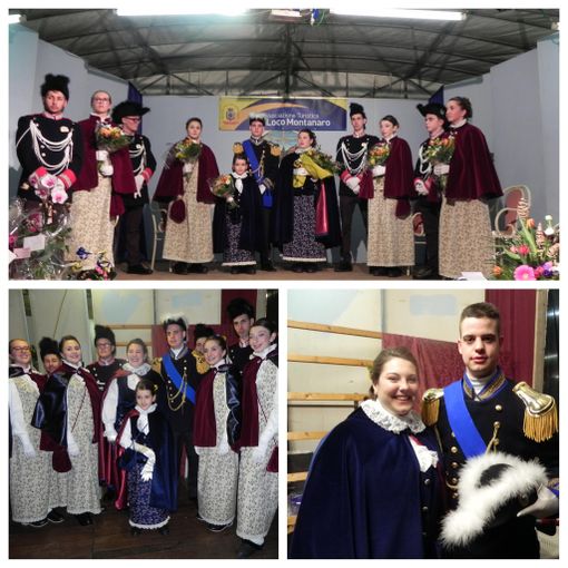 Giorgia e Marco, sovrani del Carnevale di Montanaro