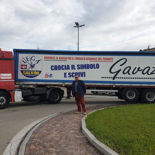 Il candidato Gianluca Gavazza a Castelrosso