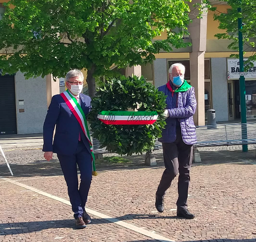 25 Aprile: il ricordo del sindaco di Chivasso Claudio Castello e di Vinicio Milani, presidente Anpi