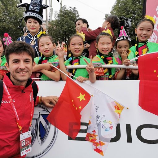 Il brandizzese Diego Barbera in Cina