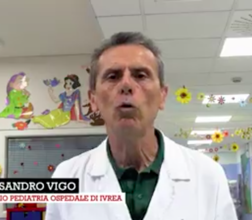 Il dottor Alessandro Vigo, primario della Pediatria di Ivrea