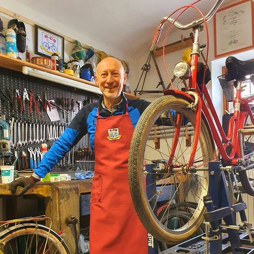 Gianni Fina, presidente di &quot;Ri-Ciclistica Settimese&quot;