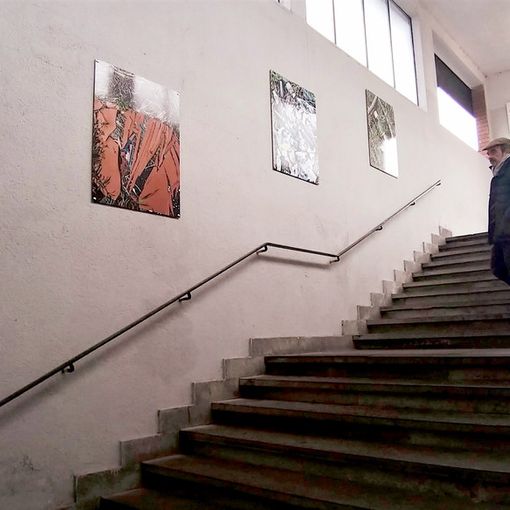 Alcune delle opere che è possibile ammirare in stazione