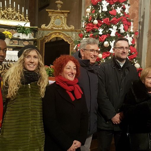 Un momento dell'inaugurazione