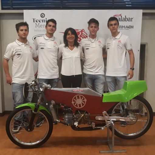 Piercarlo Borri guiderà la moto realizzata dagli studenti dell'Europa Unita
