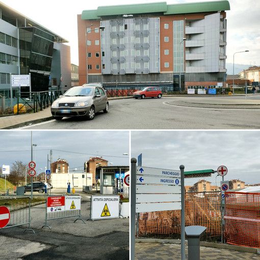 Niente parcheggi per il personale sanitario dell'ospedale di Chivasso