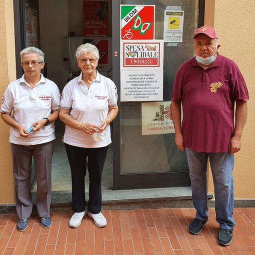 Alcuni dei volontari del progetto