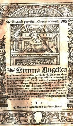 La Summa Angelica del Beato Angelo Carletti oggi in visione al Caffè Firenze di Chivasso