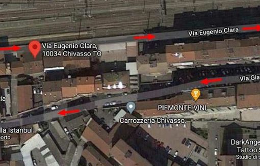 Chivasso: dal prossimo 15 luglio via Momo diventa a senso unico