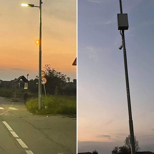 Le telecamere disattivate in città