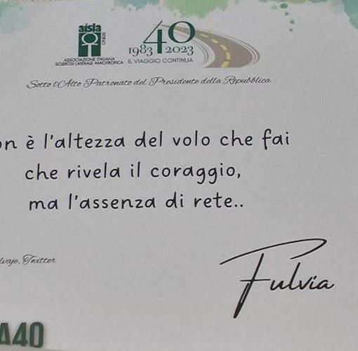 Malattie rare, Aisla, tante istituzioni per i 40 anni dell’Associazione vicina alle persone con Sla