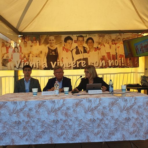 Un momento della conferenza stampa