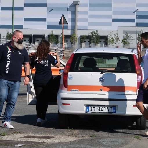 Prove di guida sicura per i giovani volontari di Anpas Piemonte