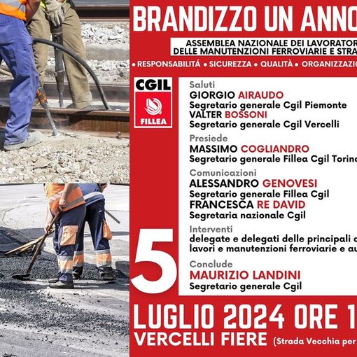 Brandizzo, un anno dopo: al via la vertenza nazionale dei lavoratori delle manutenzioni