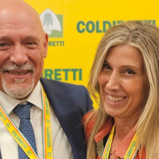 La neopresidente Cristina Brizzolari con il delegato confederale Bruno Rivarossa