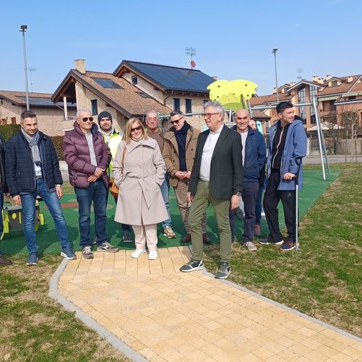 A Chivasso apre la nuova area giochi di via Montegrappa
