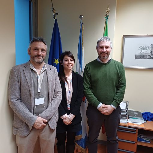 Gli assessori di Rivarolo e il vicesindaco metropolitano Suppo
