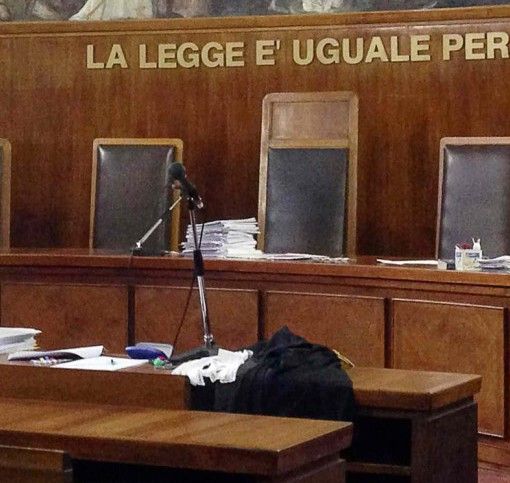 aula di tribunale - foto d'archivio