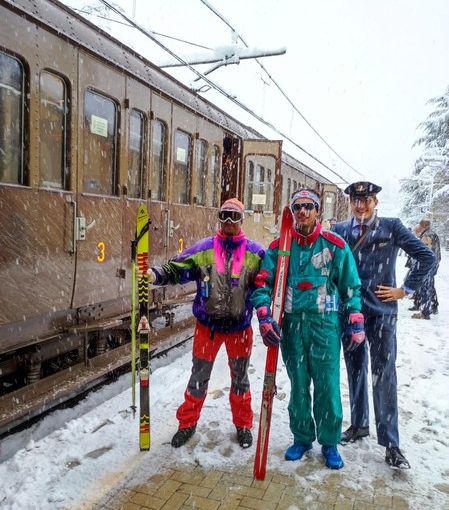 Borgo San Dalmazzo e Breil sur Roya hanno celebrato il gemellaggio con il treno storico [FOTO E VIDEO]