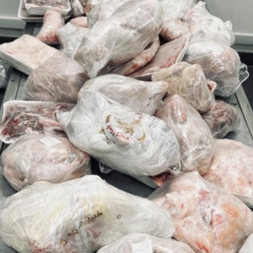 Sorpresa in aeroporto: nella valigia del passeggero proveniente dall’Egitto spuntano 64 kg di carne