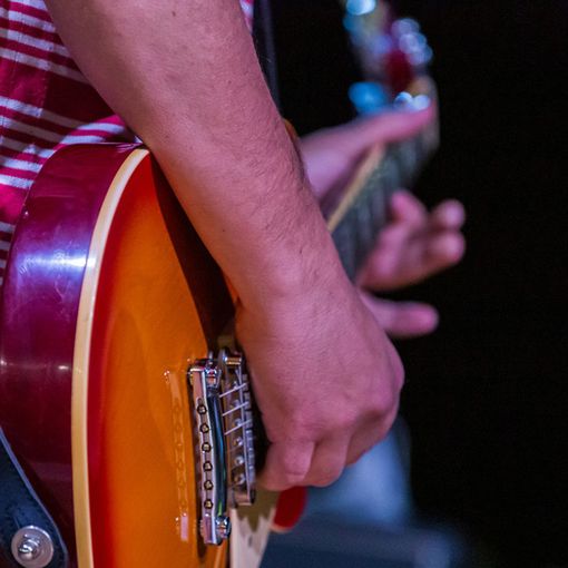 Chitarra in primo piano