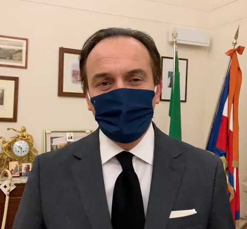 Gli auguri di un buon 2021 del presidente Alberto Cirio