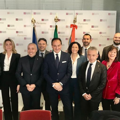 alberto cirio e la giunta regionale