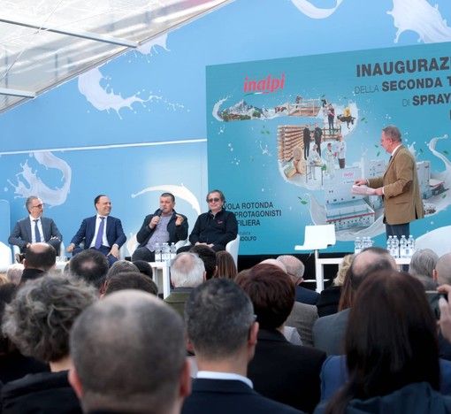 A Moretta l'inaugurazione del nuovo impianto Inalpi