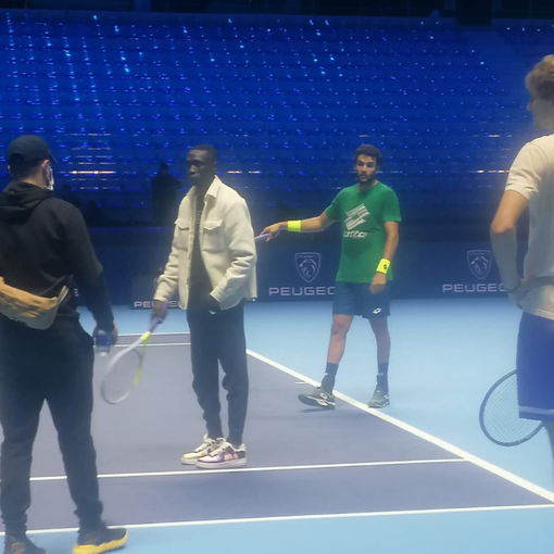 Khabi Lame con Matteo Berrettini