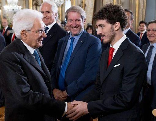 bagnaia ricevuto da mattarella