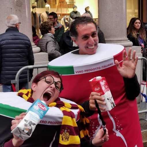 Vittoria bis per la Finale 2019 di Molecola Coop Race, i Ciuchini smilzi si confermano Campioni della Spesa in via Roma a Torino