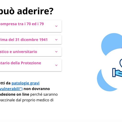 home page del sito ilpiemontetivaccina.it