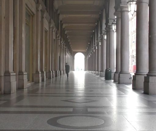 Torino deserta causa lockdown