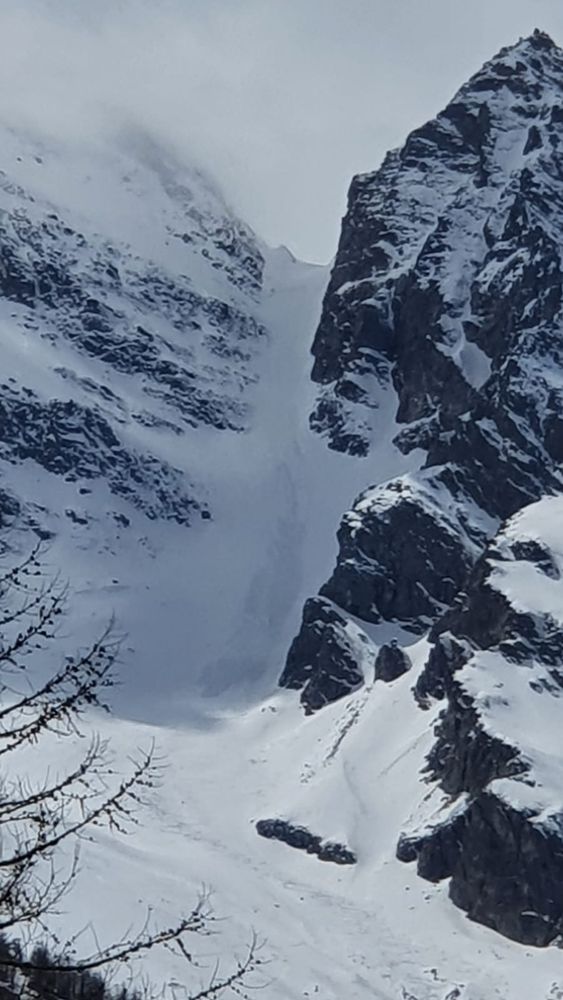 Valanga a Ceresole Reale