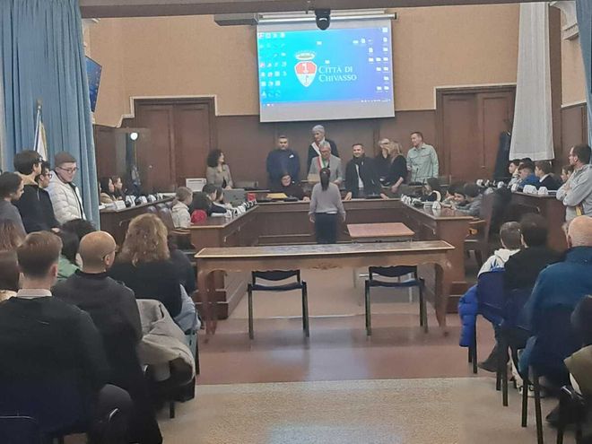 Prima seduta a Chivasso per il consiglio comunale dei ragazzi
